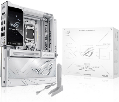 Motherboard ASUS ROG Crosshair X870E Glacial, AMD AM5, X870E, e bardhë