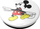Kapëse telefoni PopSockets PopGrip Mickey Watch White, mbajtëse, e bardhë