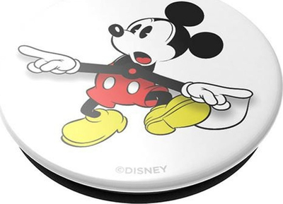 Kapëse telefoni PopSockets PopGrip Mickey Watch White, mbajtëse, e bardhë