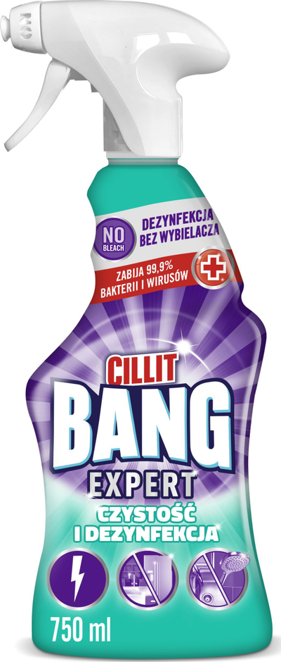 Спреј за чистење Cillit Bang Power Cleaner, дезинфициенс, 750 ml