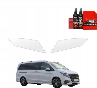 Folie mbrojtëse fenerësh Grizz, 2in1, Mercedes V Class 2025-2026, transparente