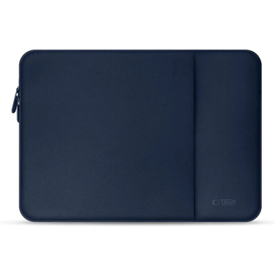 Këllëf laptopi Tech-Protect Neoprene, 15-16", me zinxhir, blu navy