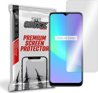 Xham mbrojtës hibrid GrizzGlass për Realme C25s, shumë i kthjellët