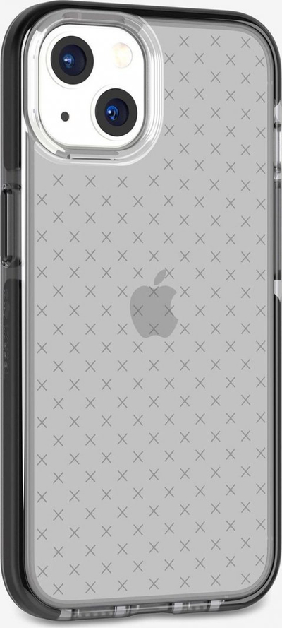 Maskë telefoni Tech21 EvoCheck, për iPhone 6.1" 2021, transparente, kornizë e zezë