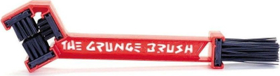 Furçë pastrimi Finish Line Grunge Brush për zinxhir biçiklete, me qime të forta, e kuqe