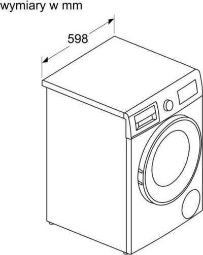 Lavatriçe tharëse Bosch WNA13401PL, 8kg larje, 5kg tharje, e bardhë