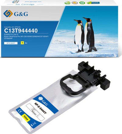 Patronë boje G&amp;G Compatible Epson C13T944440, e verdhë, 3000 faqe