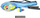 Set raketash badminton metalike me kopertinë, MIX ngjyra