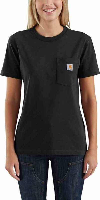 Bluzë Carhartt Workwear me xhep, për goca, M, e zezë