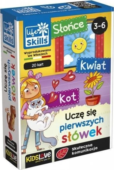 Едукативна игра Lisciani Life Skills I Will Learn My First Words, за учење на првите зборови, многуобојна