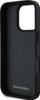 Këllëf telefoni Mercedes MB Waves Leather për iPhone 16 Pro Max 6.9", lëkurë, gri e errët