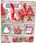 Qese dhuratash Christmas KR 880 M, 26x32x12.5 cm, letër 210 g, e kuqe festive