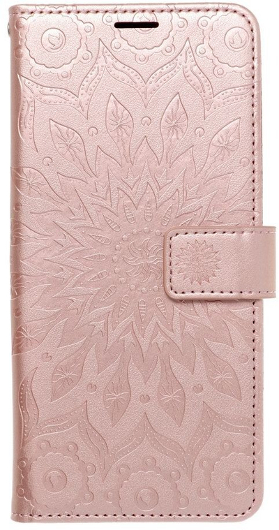 Kapak telefoni OEM MEZZO Book Case Mandala, për Samsung A17 / Oppo A17k, rozë floriri