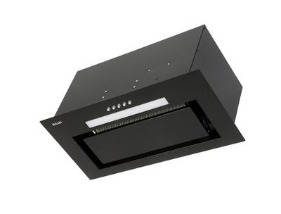 Kapak aspirues nën-dollap Maan Ares M 60, 60cm, LED, i zi