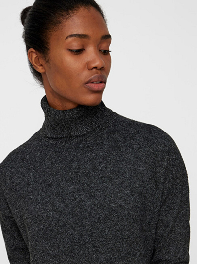 Фустан Vero Moda VMBRILLIANT 10199744 Црн МЕЛАНЖ