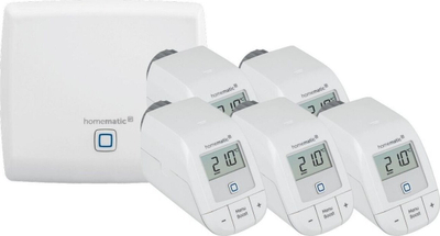 Set termostati radiatori Homematic IP, Access Point, 5x Termostat Basic, i bardhë