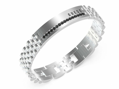 Byzylyk për meshkuj Guess Empire JUMB03203JWSTT/U, i argjendtë