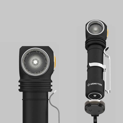 Електрична рачна лампа ArmyTek Wizard C2 Pro, 2500 lm, магнетно USB полнење, црна