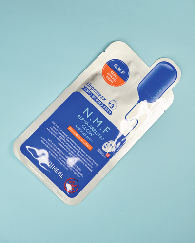 MEDIHEAL N.M.F Alpha Arbutin Glow Ampoule Mask (1pc.)