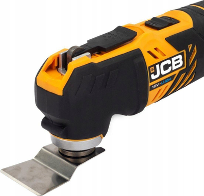 Мултиалатка без кабел JCB 18V, сет со батерија и полнач, со торба за носење