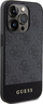 Kapak telefoni Guess 4G Stripe për iPhone 15 Pro 6.1", TPU, lëkurë eko, gri