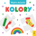 Libër aktiviteti Wilga Kolory Mądre Dziecko, puzzle edukativ, për ngjyra