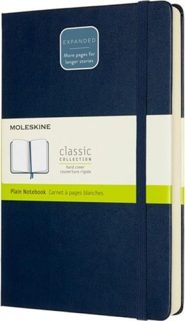 Fletore Moleskine Classic L, 13x21cm, 400 faqe, ngjyrë blu safir