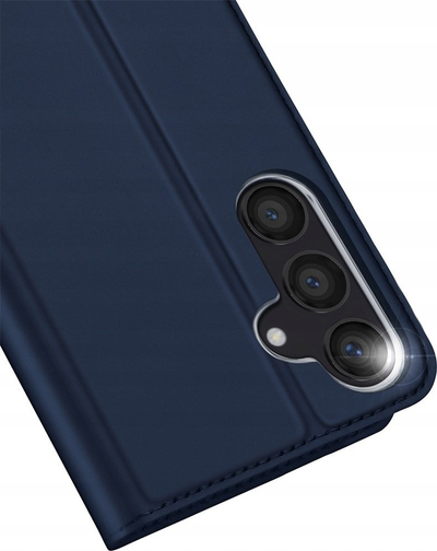 Mbrojtëse telefoni DUX DUCIS Skin Pro Series për Samsung Galaxy S24, funksion stand, mbështetje karikim me valë, blu