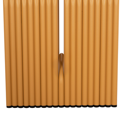 Stol alumini INTREPID HM6325.06, 40x38x42.5 cm, ngjyrë mustard