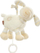 Lodër muzikore varëse Baby Fehn Babylove Sheep, me mekanizëm tërheqës, pelush, e kremtë
