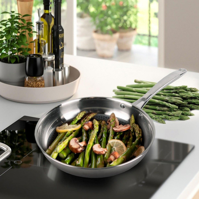 Tigan profesional Maestro 1224, 26cm, çelik inox, antindjitës