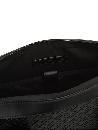 Çantë laptopi për meshkuj Tommy Hilfiger, e zezë
