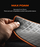 Mousepad Fnatic DASH V2 MAX L, 6mm, Sunset Orange