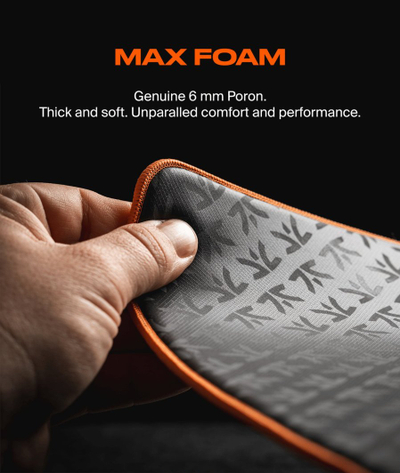 Mousepad Fnatic DASH V2 MAX L, 6mm, Sunset Orange