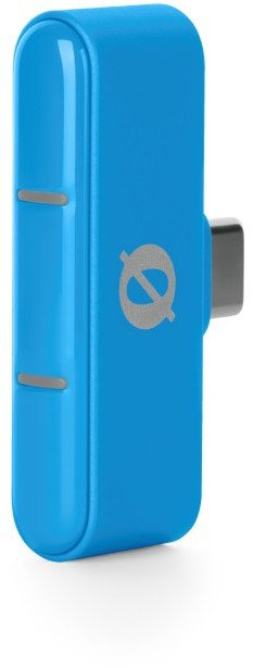 Mikrofon pa tela Røde Wireless Micro, USB C, me kuti karikimi, blu