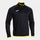 Bluzë sportive Joma Combi Premium 1/4 zip Kids, fleece, për kalamaj, e zezë me të verdhë