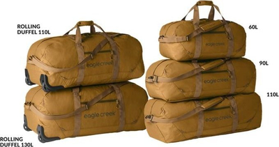 Çantë udhëtimi Eagle Creek No Matter What Duffel EC020403210, 110L, Safari Brown