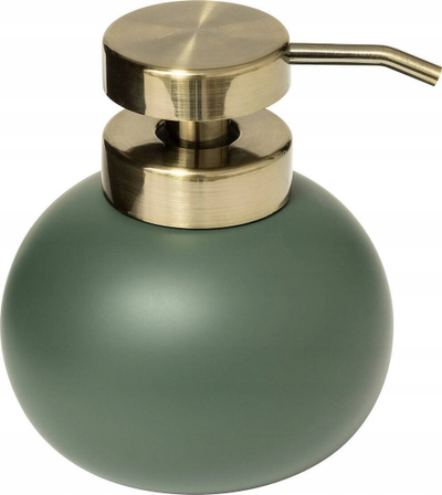 Dozator sapuni 5five DOU, 350 ml, diametër 10.1 cm, jeshil