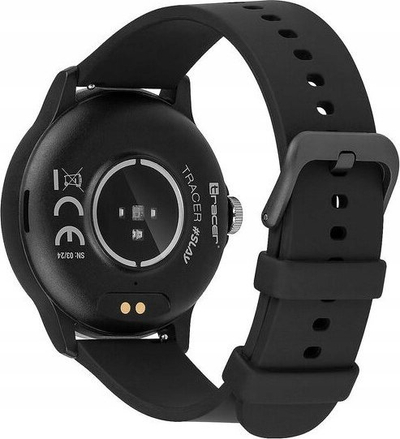 Smartwatch Tracer SMK3 Slay 47410, Bluetooth, 18 ditë bateri, i zi