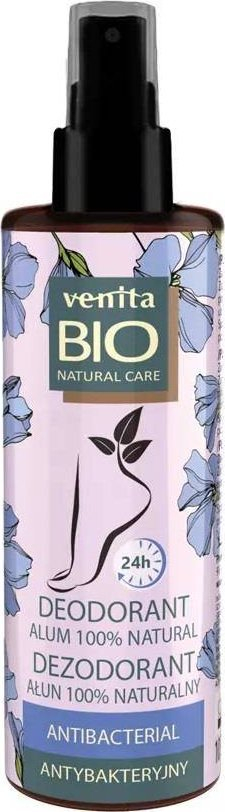 Дезодоранс за стапала Venita Bio Natural Care, антибактериски, 100 ml