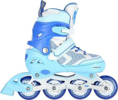 Patina inline për kalamajtë Nils Extreme NA14198, numër i rregullueshëm 39-42, kushineta ABEC-7, blu