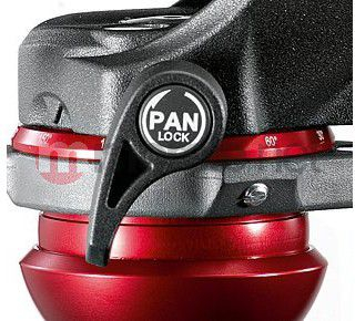 Kokë video Manfrotto 055 Fluid Head, Q5 Quick Release, e zezë me të kuqe