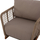 Set oborri Oxford HM5884.01, 4 pjesë, dru Iroko dhe litar, beige