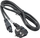 Kabllo rryme Akyga AK-NB-01C, IEC C5, 1.8m, e zezë