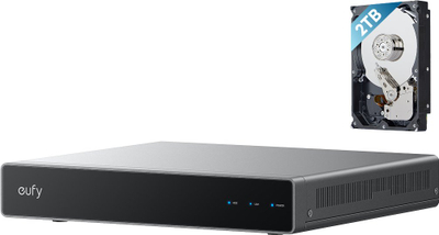 Video regjistrues rrjeti Eufy S4, NVR, 2TB, PoE, i zi