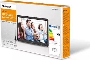 TV portativ Denver LED 1033, 10.1", DVB T2, i zi
