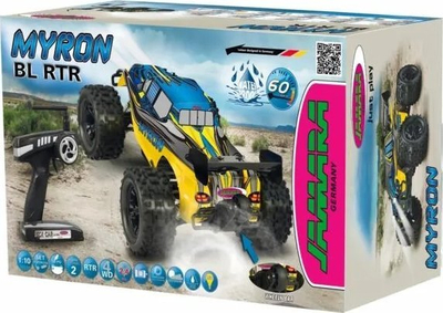 Makina RC Jamara 053365, monster truck 1:10, motor brushless, 7.4V 5000mAh, shumëngjyrëshe