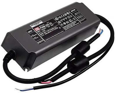 Furnizues energjie LED Mean Well PWM-200-24DA2, 200W, 24V, IP67, gri