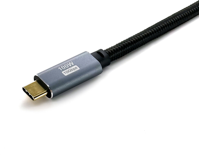 Kabllo USB-C Equip 650303, USB 3.2 Gen 2, 2m, 100W PD, 10 Gbps, e zezë