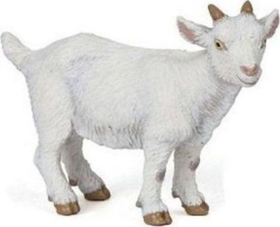 Figurinë PAPO Farmyard Friends kec i bardhë i vogël, lodër PVC, shumëngjyrëshe